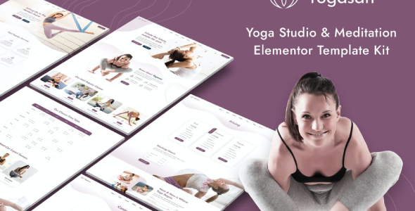 Yogasan – Yoga Studio & Meditation Elementor Template Kit
